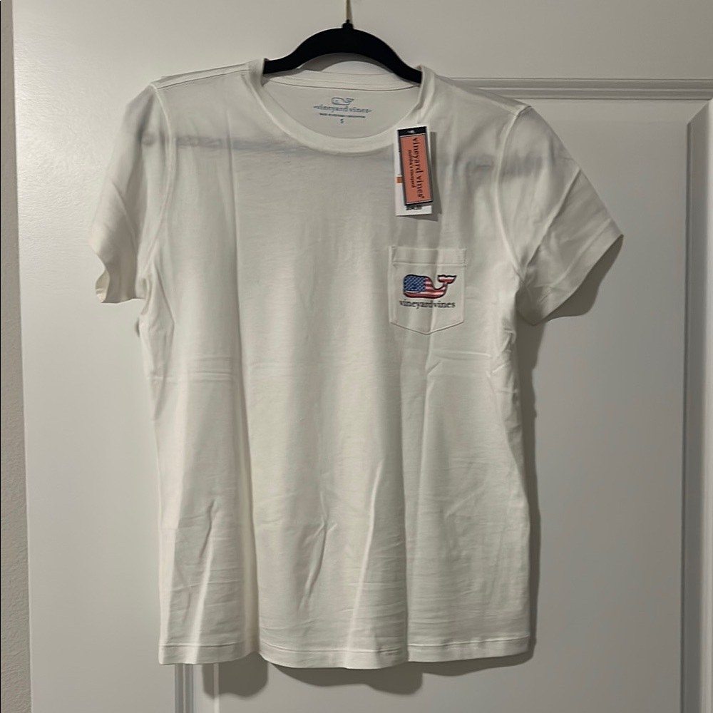Vineyard Vines White Short Sleeve Tee